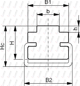 TG-CT CT型单排链条导轨