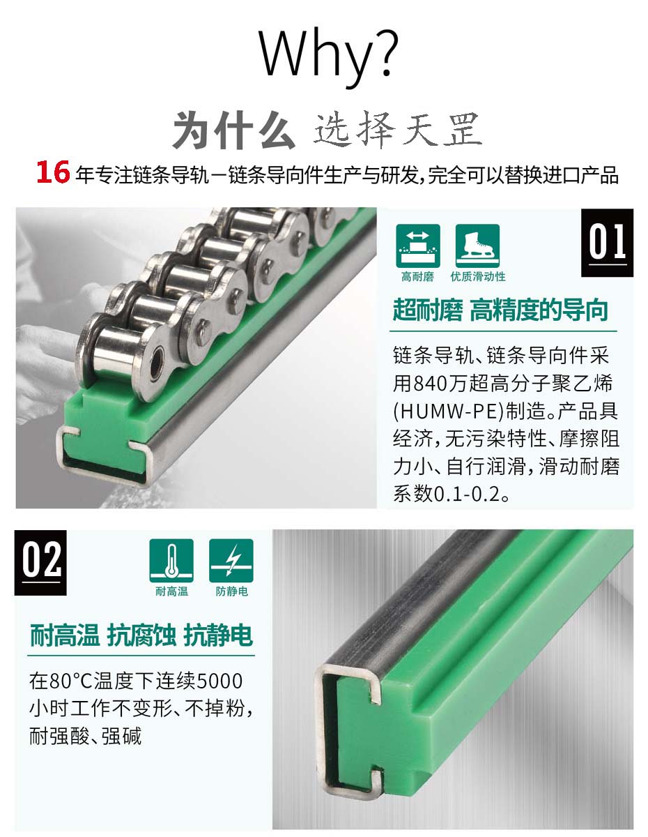 TG-CT CT型单排链条导轨